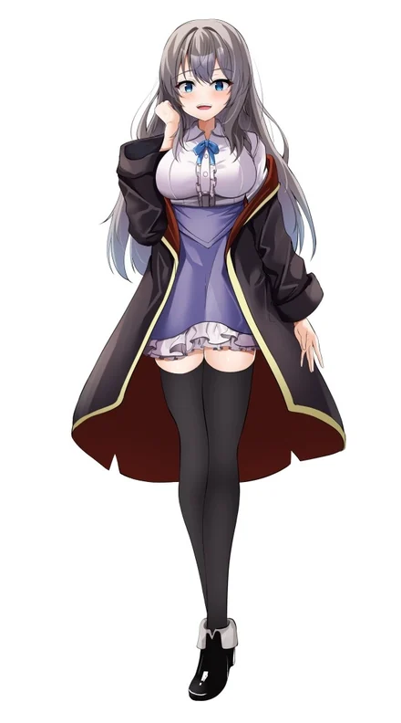 银发学院女生夏洛特全身立绘